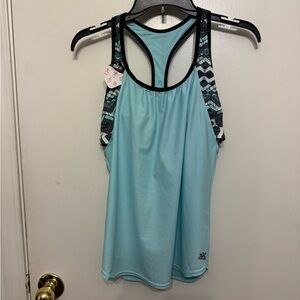 XS ZeroXPosur Swimwear Women's Blue Top